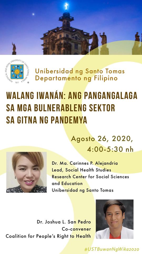 UST Department of Filipino celebrates National Language Month with