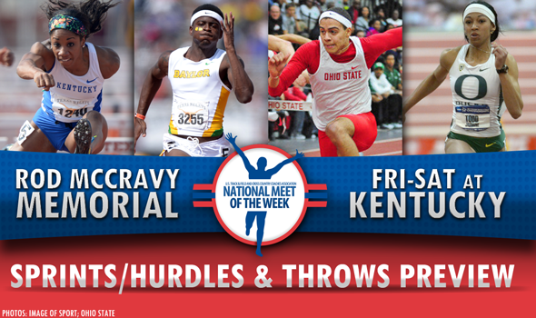 THE WARMUP LAP Rod McCravy Memorial Sprints/Hurdles and Throws