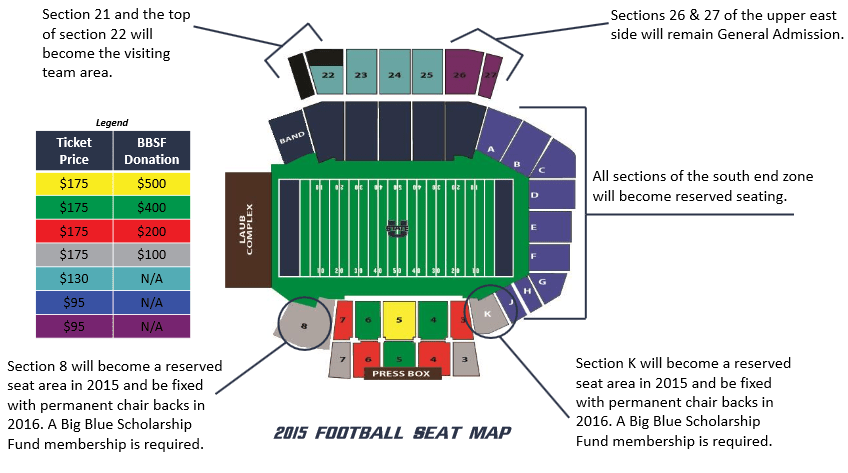 Maverik Stadium Seating Chart