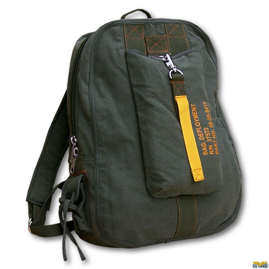 Vintage Canvas Flight Bags