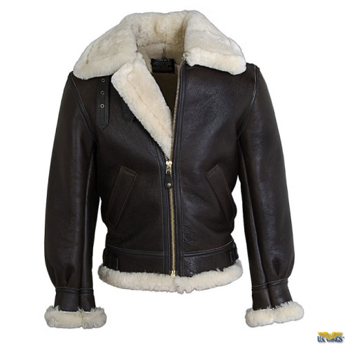 shearling bomber jacket