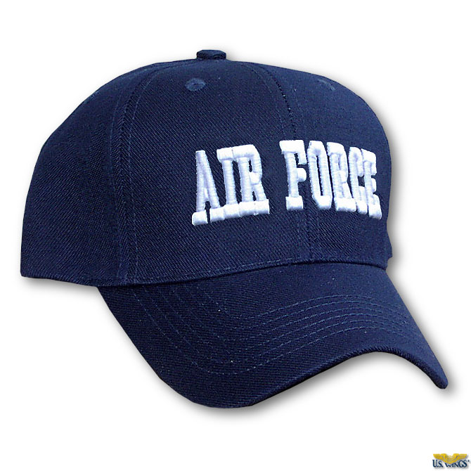 Air Force Cap with Raised Lettering