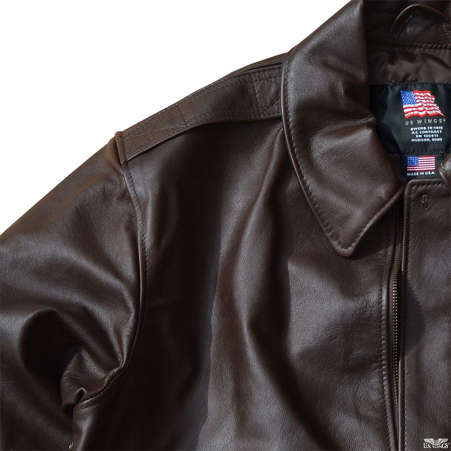 Kangaroo Leather Bomber Jacket