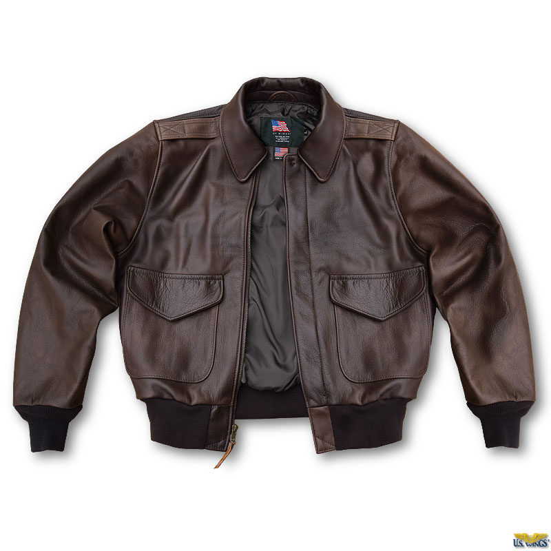 Signature Series Vintage Cowhide Modern A2 Jacket US Wings