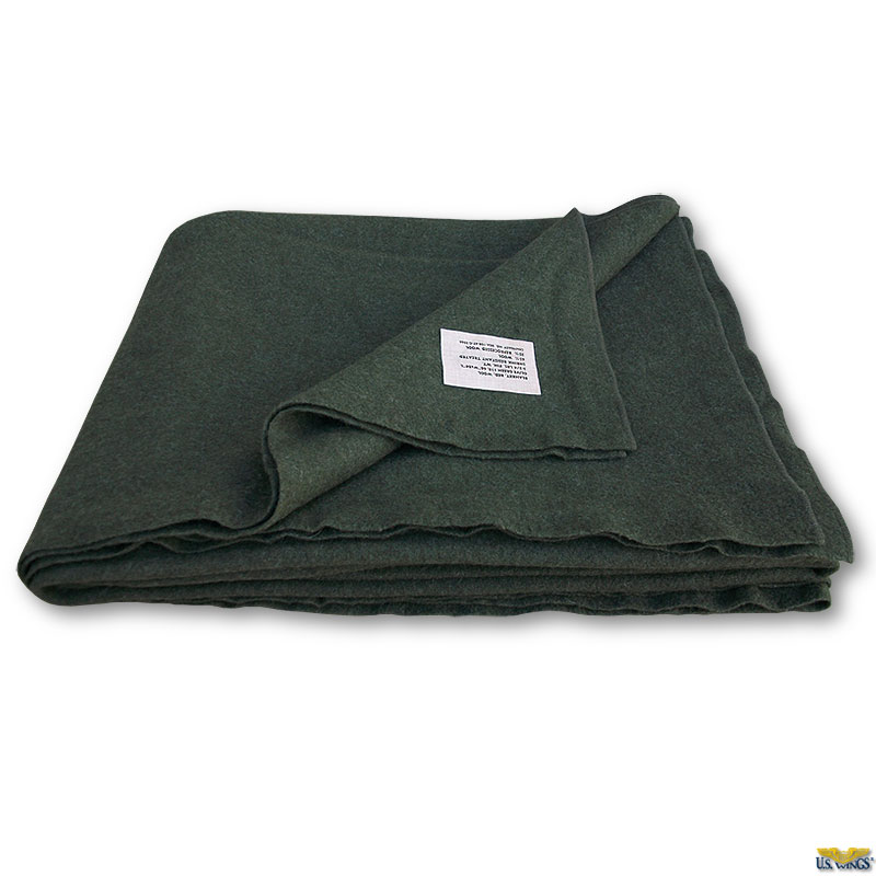 OD Green Military Blanket US Wings