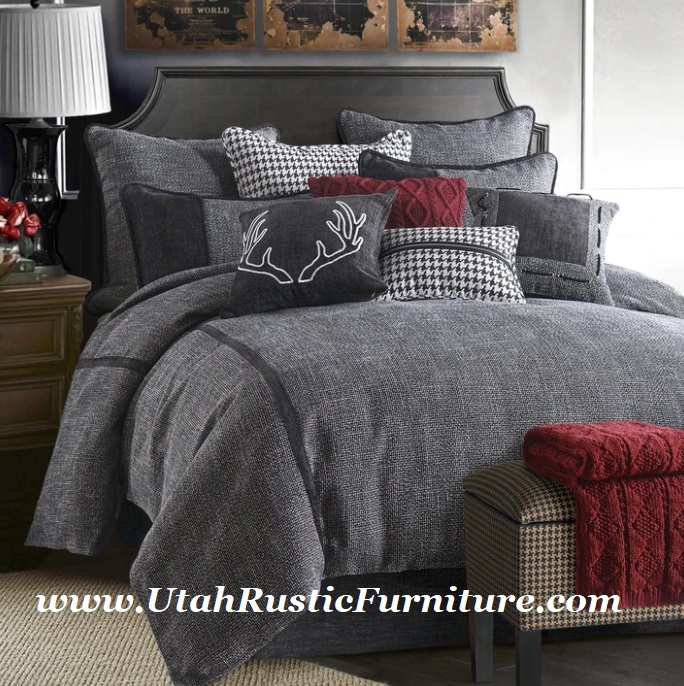 Bradley's Furniture Etc. Utah Rustic Comforters and Bedding