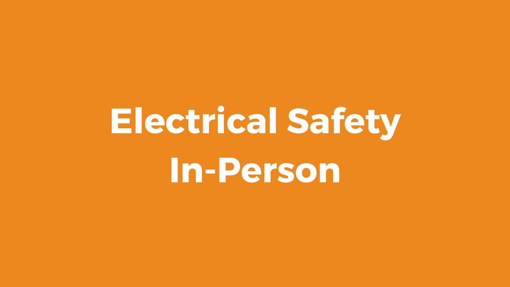 OSHA Electrical Safety Utah Safety Council