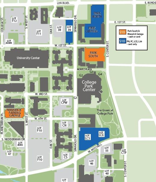 Parking Info The University of Texas at