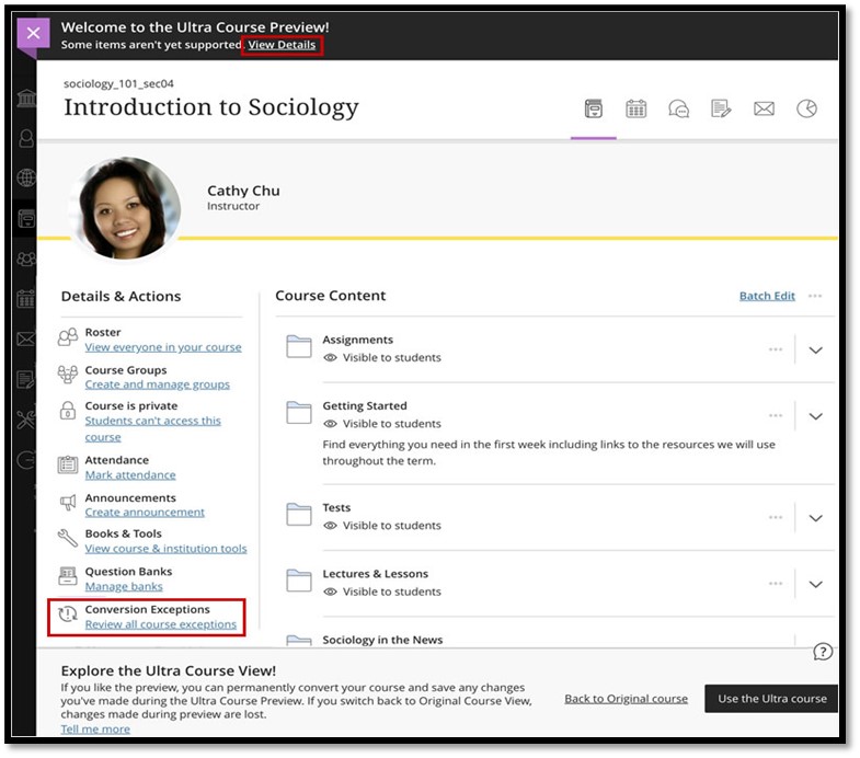 Blackboard Ultra Upgrade Project Academic Technologies TLC UTHSC