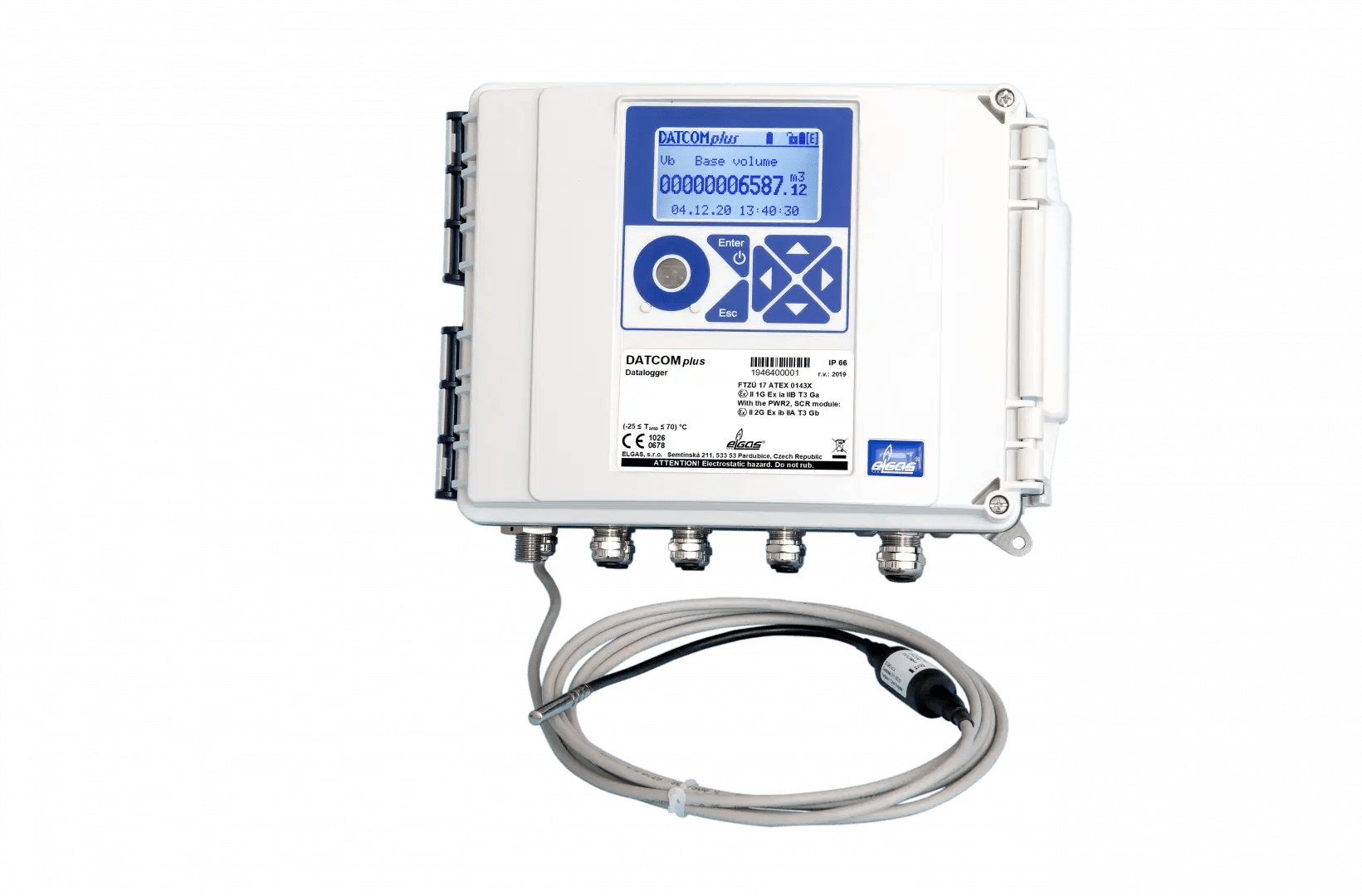 Gas Volume Converter Elgas Telemetry Utility Meter