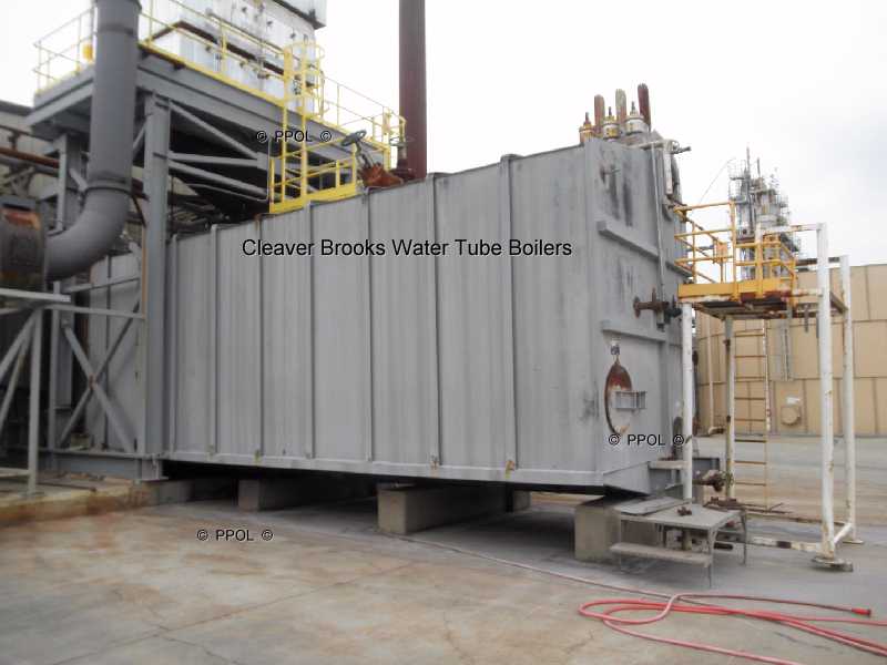 Cleaver Brooks Water Tube Boilers for Sale. 3 Boilers, 100,000 lbs/hr