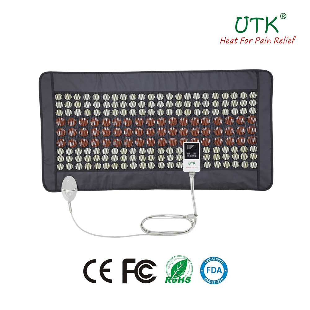 UTK Far Infrared Heating Pad for Back, 132 Jade and 54 Tourmaline