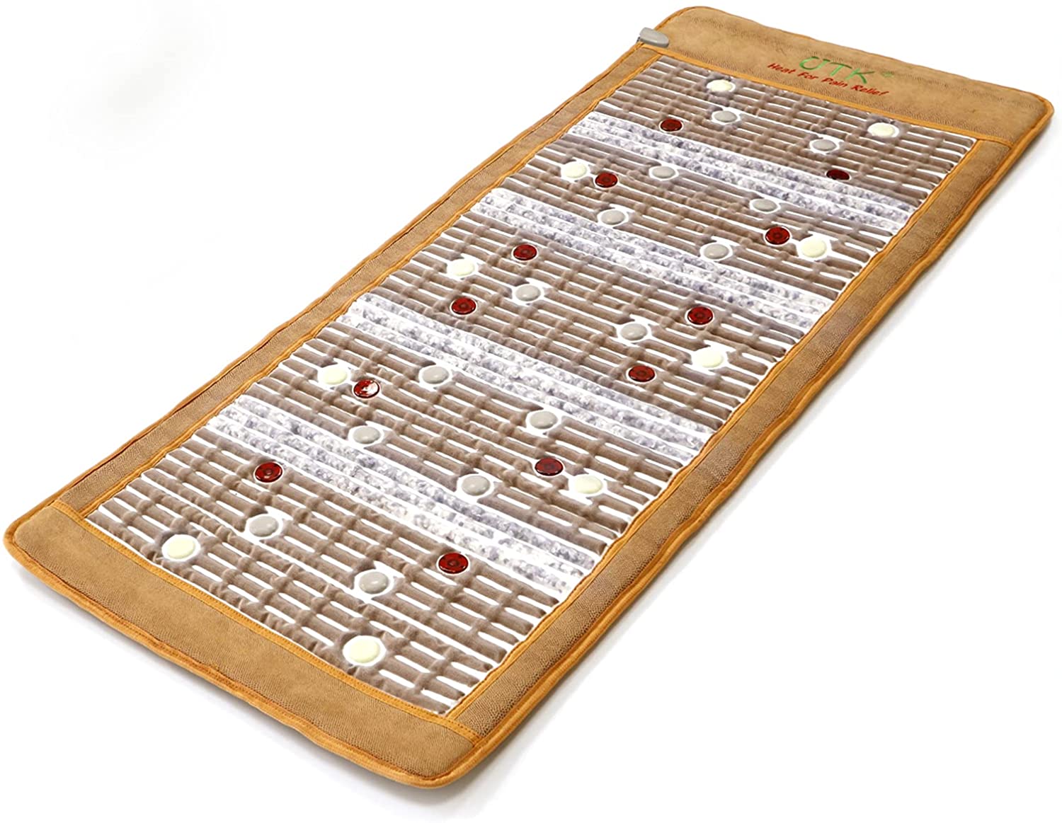 UTK Medium Plus Photon Heating Mat, Amethyst Healing Stone,12 Natural