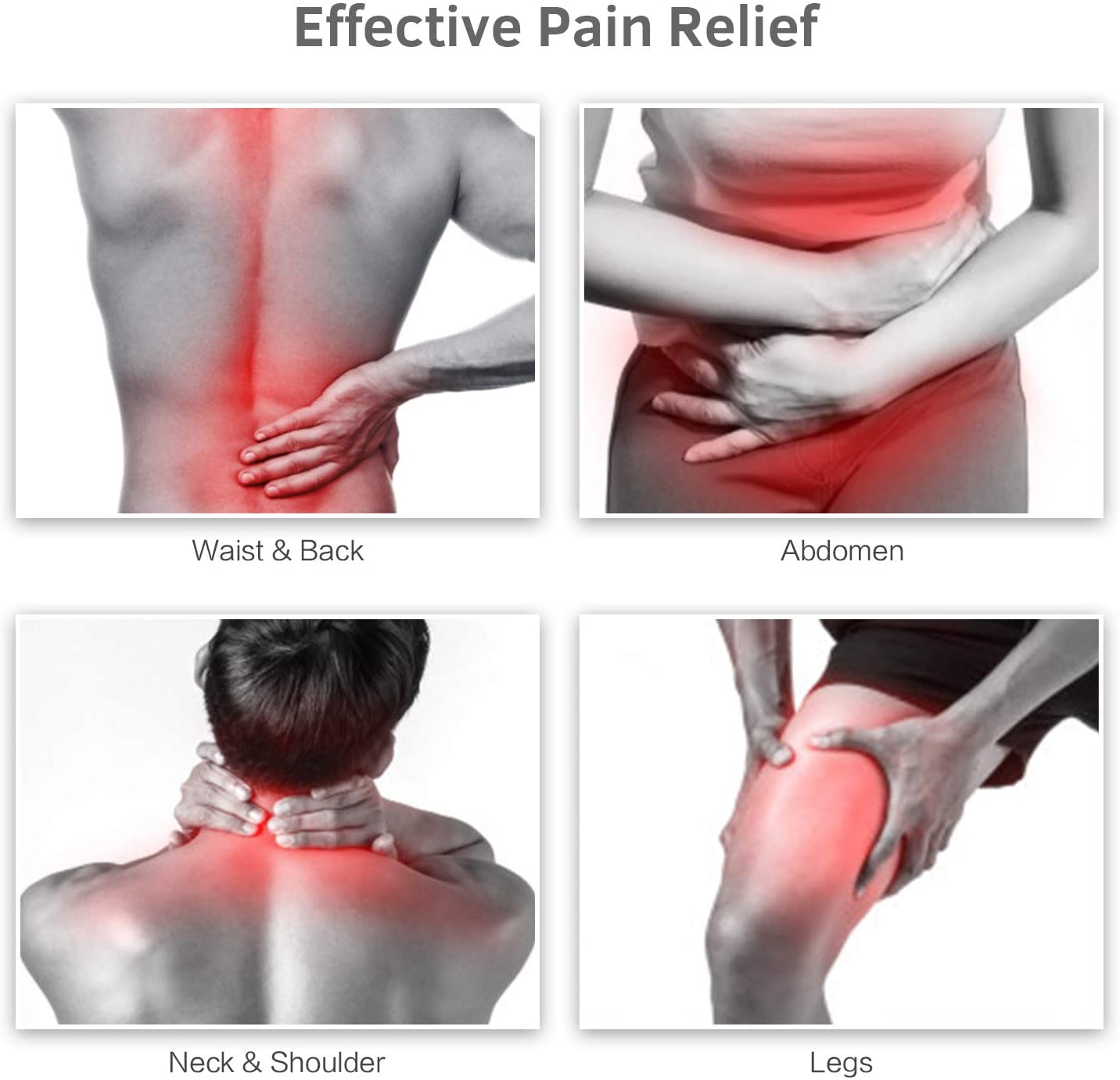 UTK Far Infrared Heating Pad for Full Back, Weight Heating pad for Pain