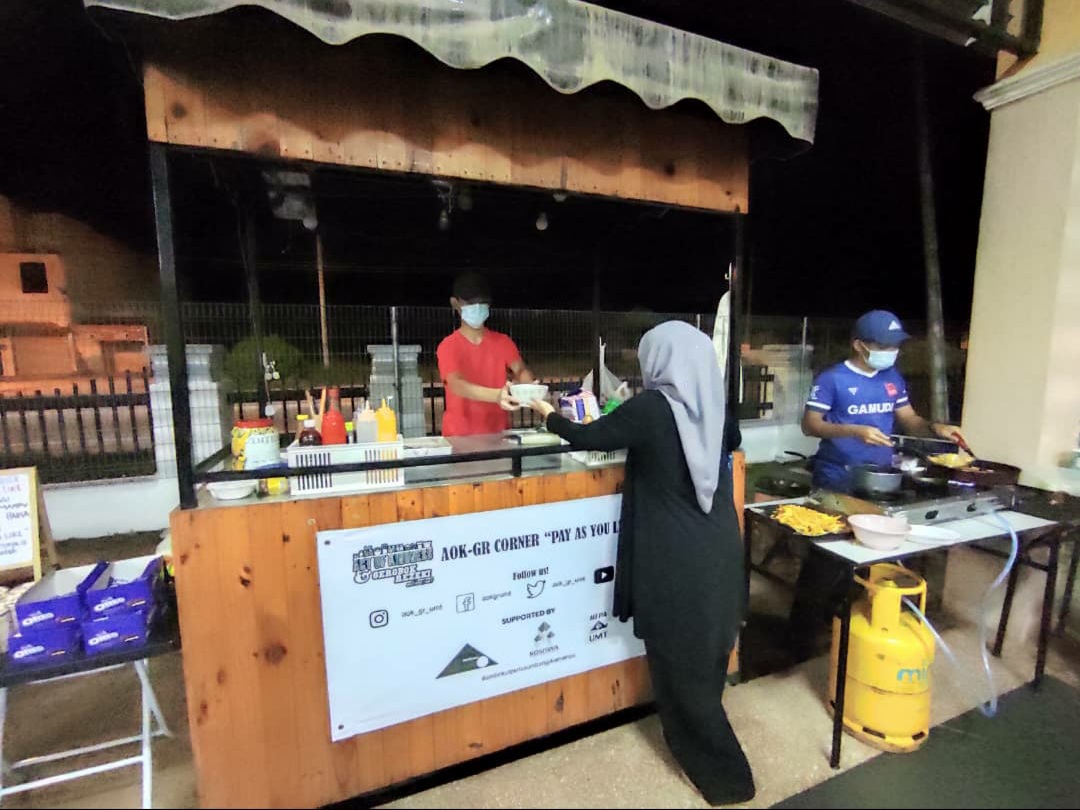 Kiosk makanan Act of Kindness, Gerobok Rezeki bantu 531