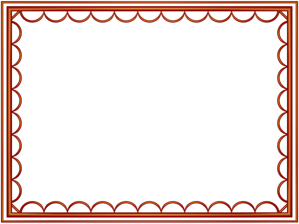 Red artistic loop Rectangular Powerpoint Border 3D BordersUV Associates
