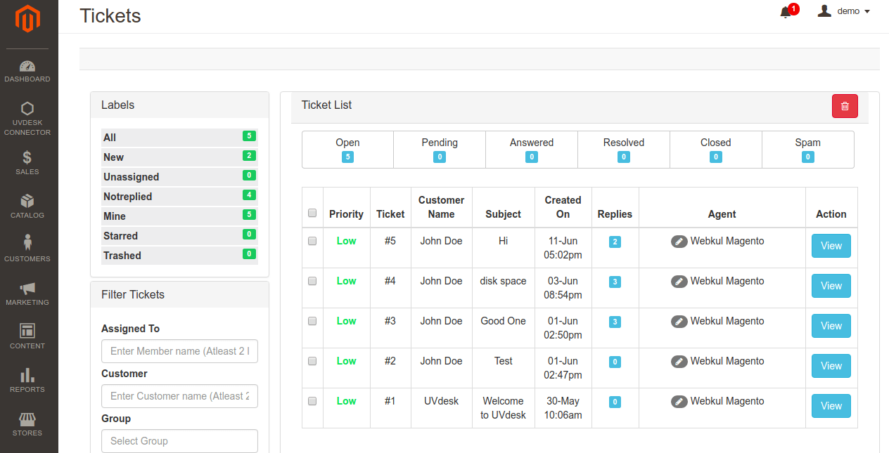 (English) Magento 2 Help Desk Customer Support Extension