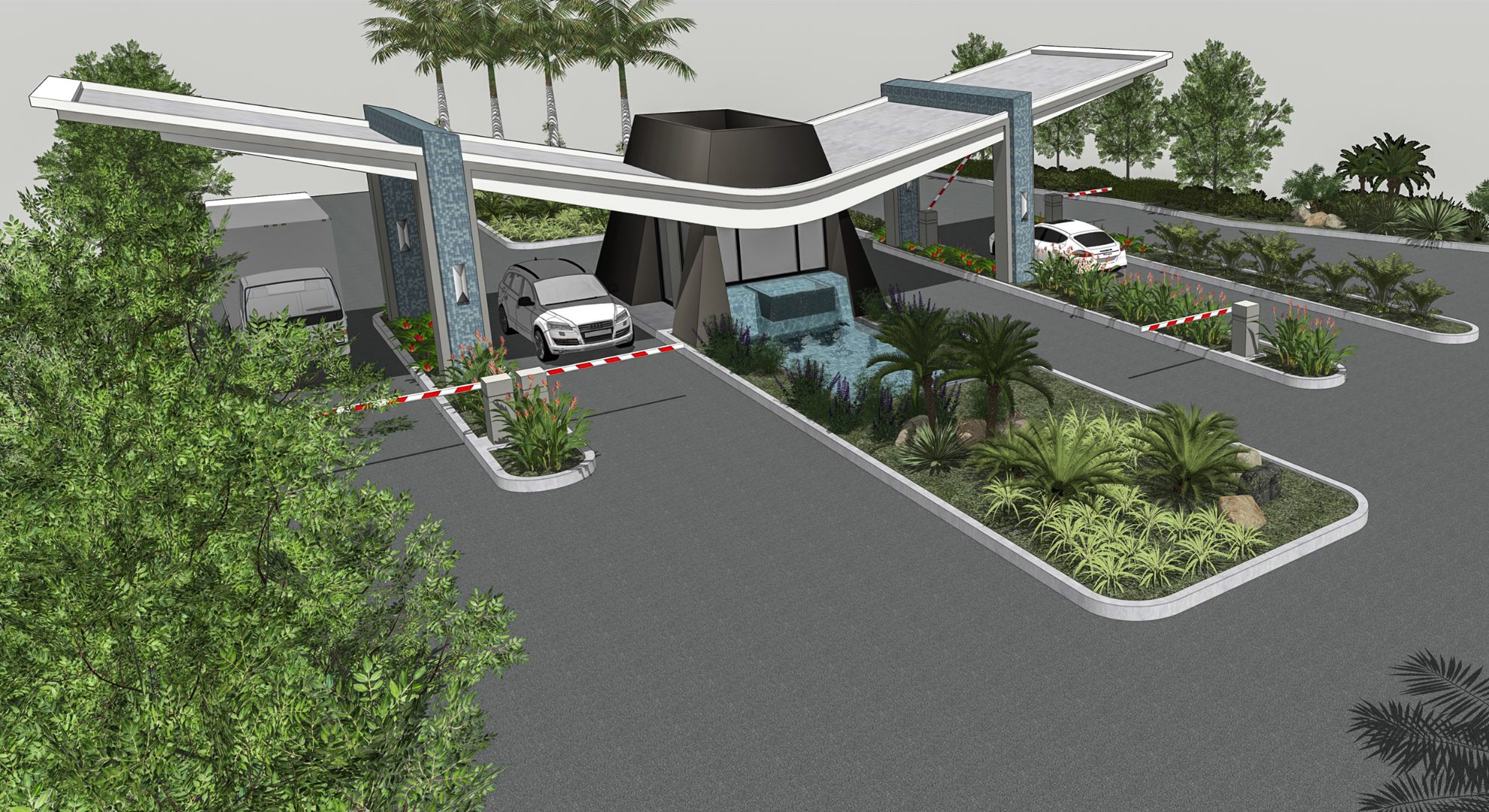 NEW VEHICULAR ENTRANCE AND GUARD HOUSE Urban Venture Group