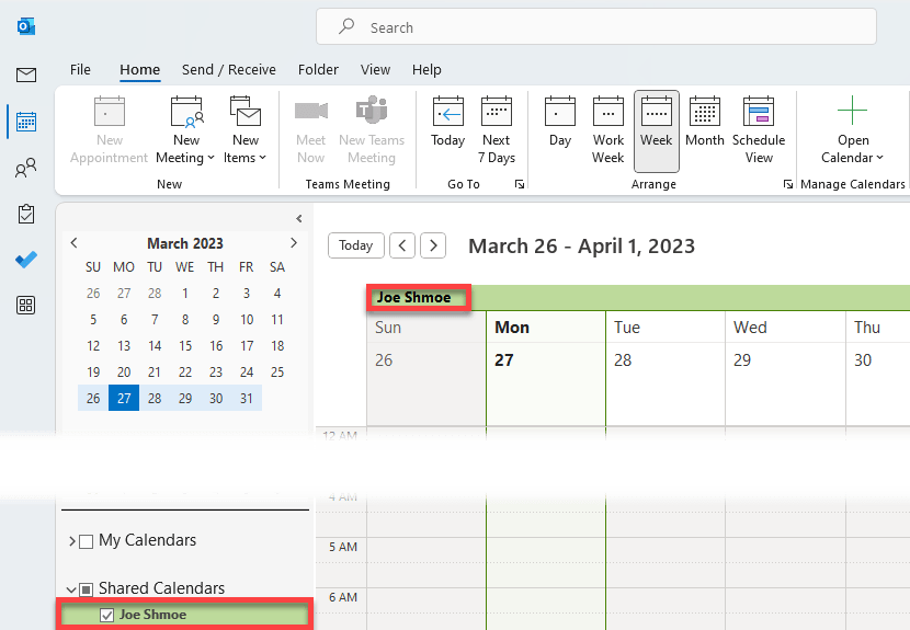 Adding a Calendar to Outlook UVM Knowledge Base