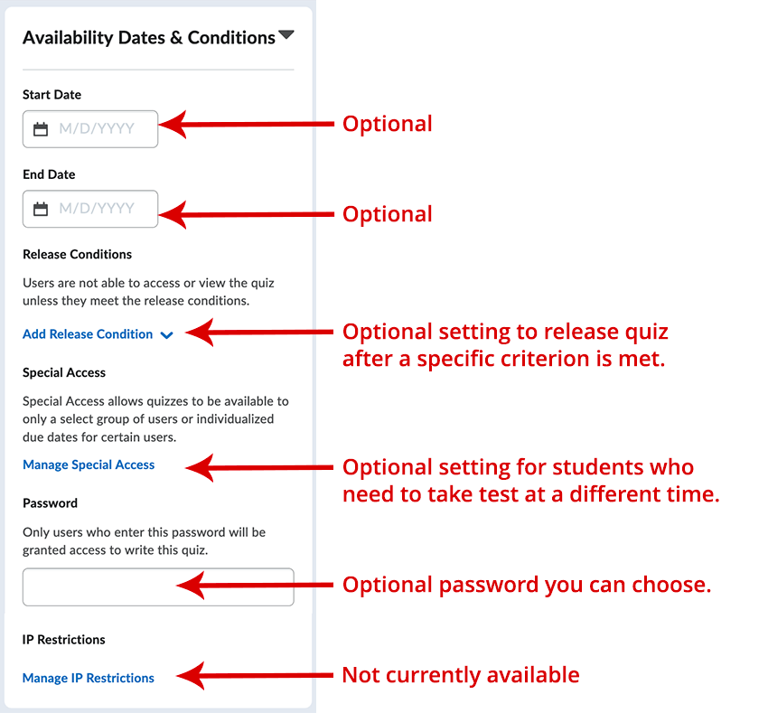 Brightspace Quizzes UVM Knowledge Base