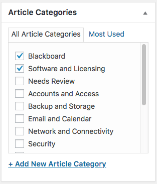 Knowledge Base Manual – UVM Knowledge Base