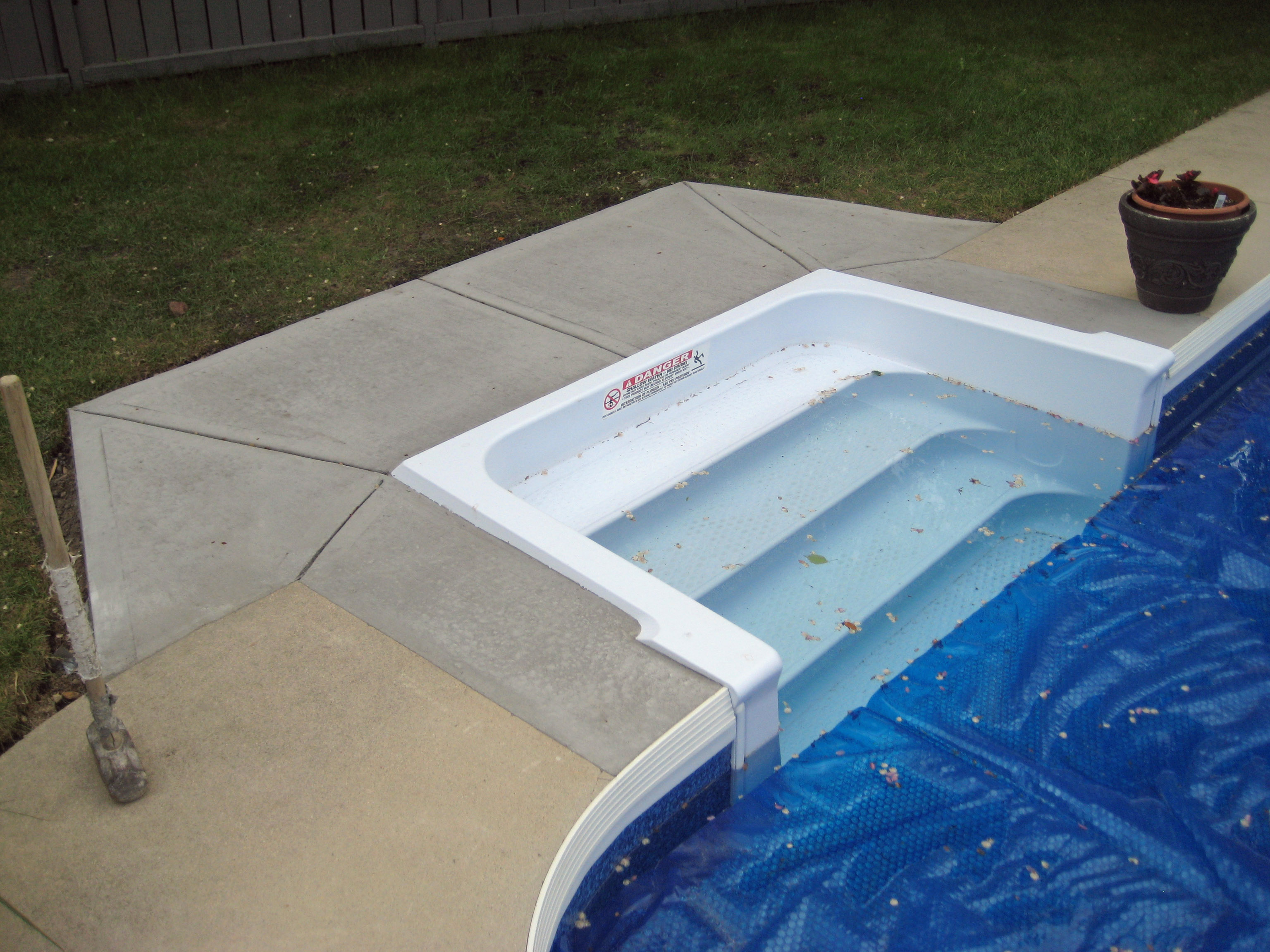 Add Pool Walk In Stairs to Your InGround Swimming Pool From UV Pools