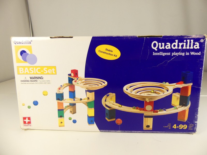 Quadrilla marble runs in doos basic set Kringwinkel
