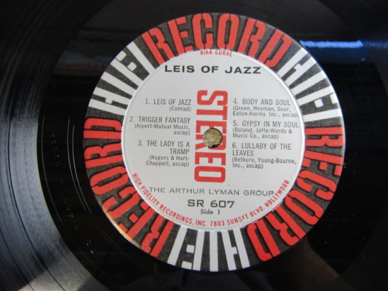 LP, The Jazz Sounds of Arthur Lyman, Leis Of Jazz, 1959 Kringwinkel