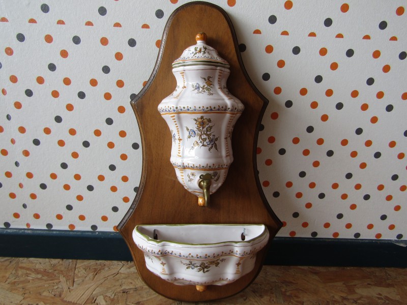 Brocante Wandfontein Décor Moustiers Fait Main Kringwinkel