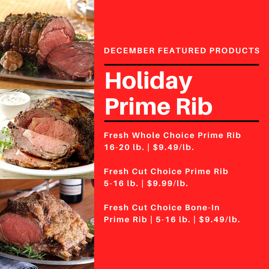 Holiday Prime Rib Sale UW Provision Company