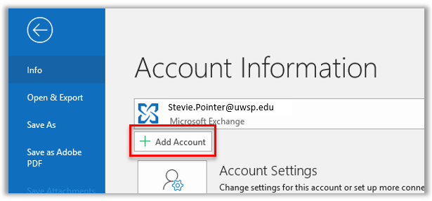 Microsoft account Outlook