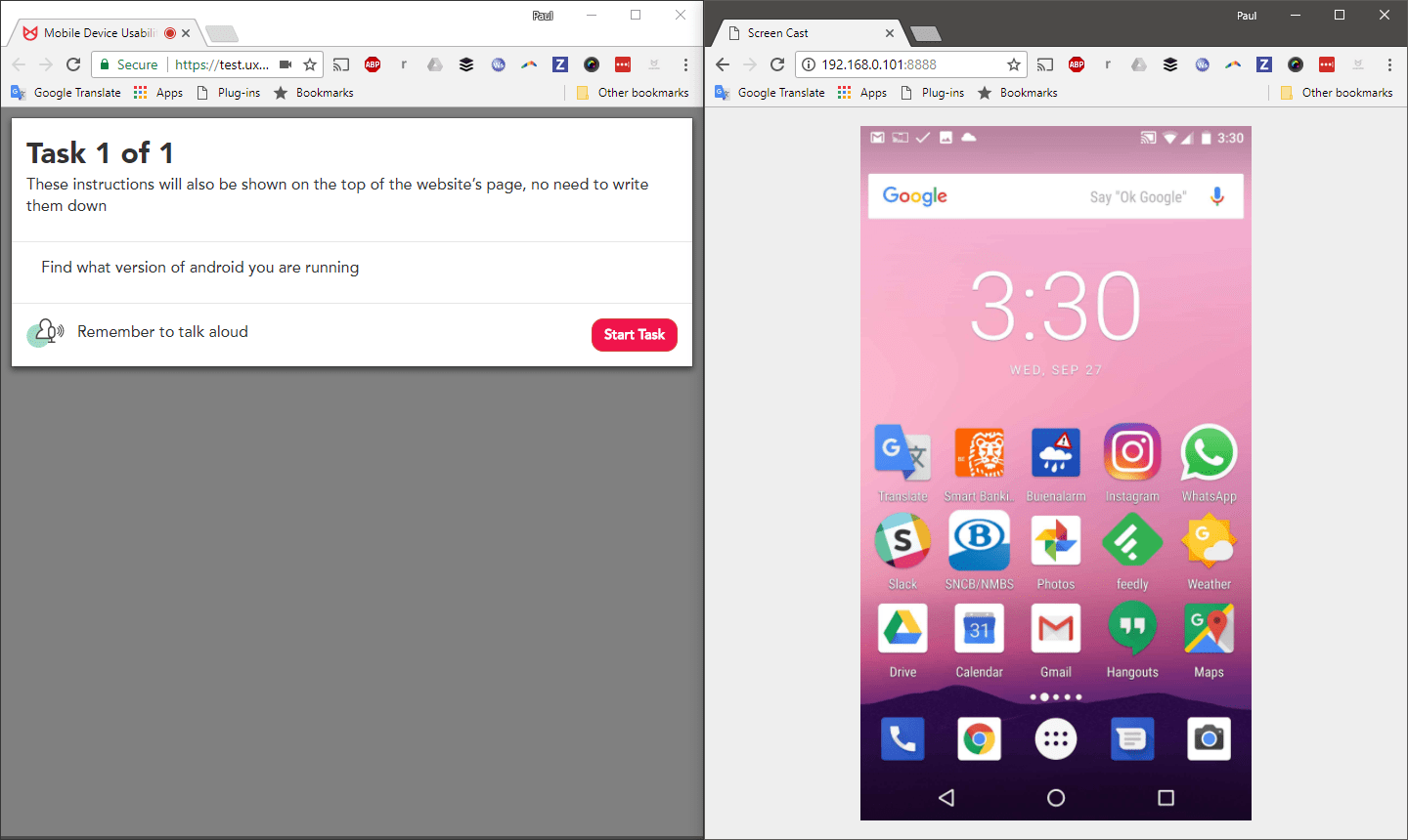 Start testing your mobile apps today with UXprobe UXpro