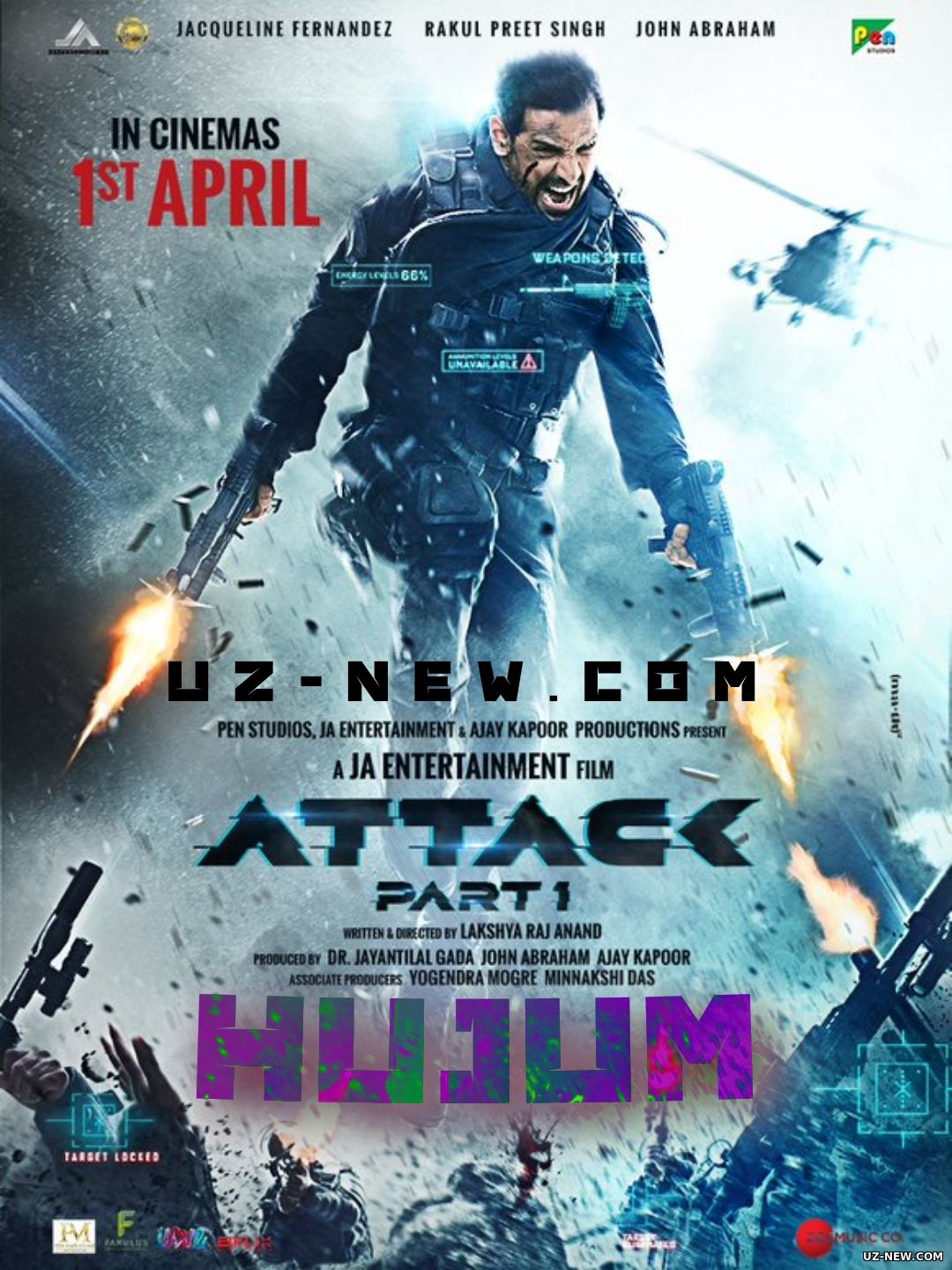 Hujum (Hind kino Uzbek tilida). 2022 Premyera Таржима Кинолар Uz