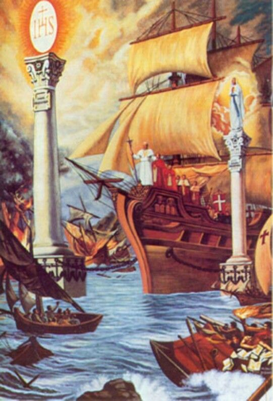 St. John Bosco's Dream The Two Pillars Vcatholic