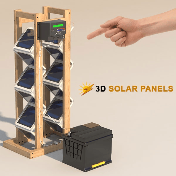 How to 3D Solar panels MIT discovery (Backyard Revolution) Universal