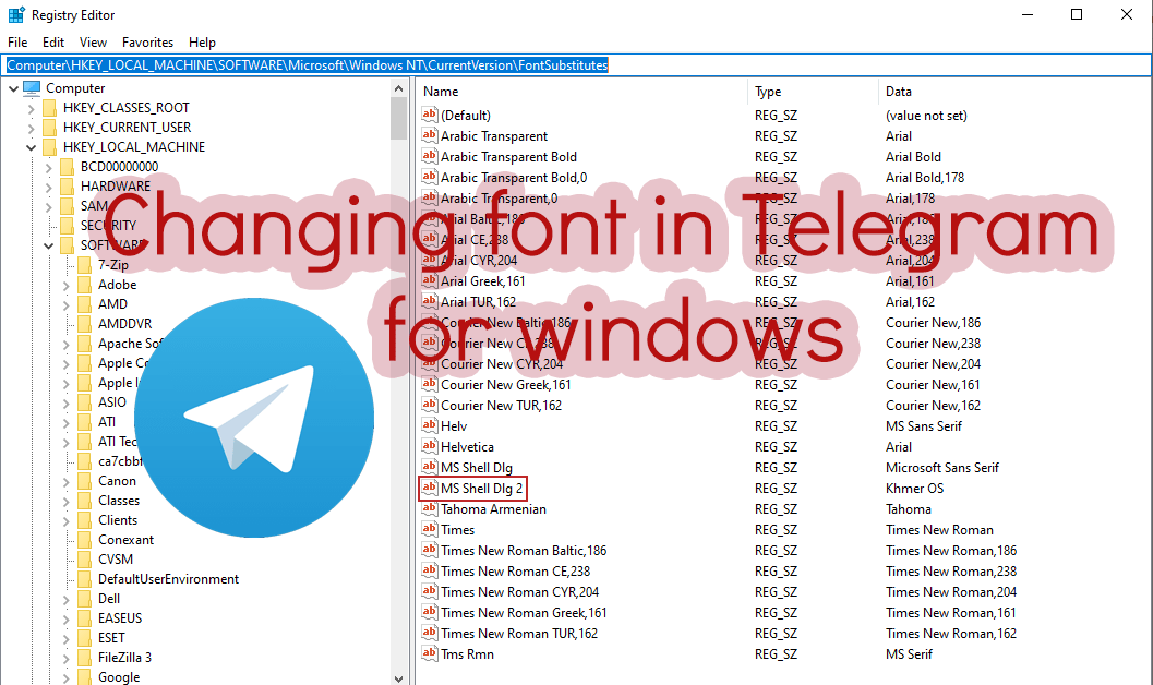How to change font in telegram for windowsFix tiny Khmer font size VNorm
