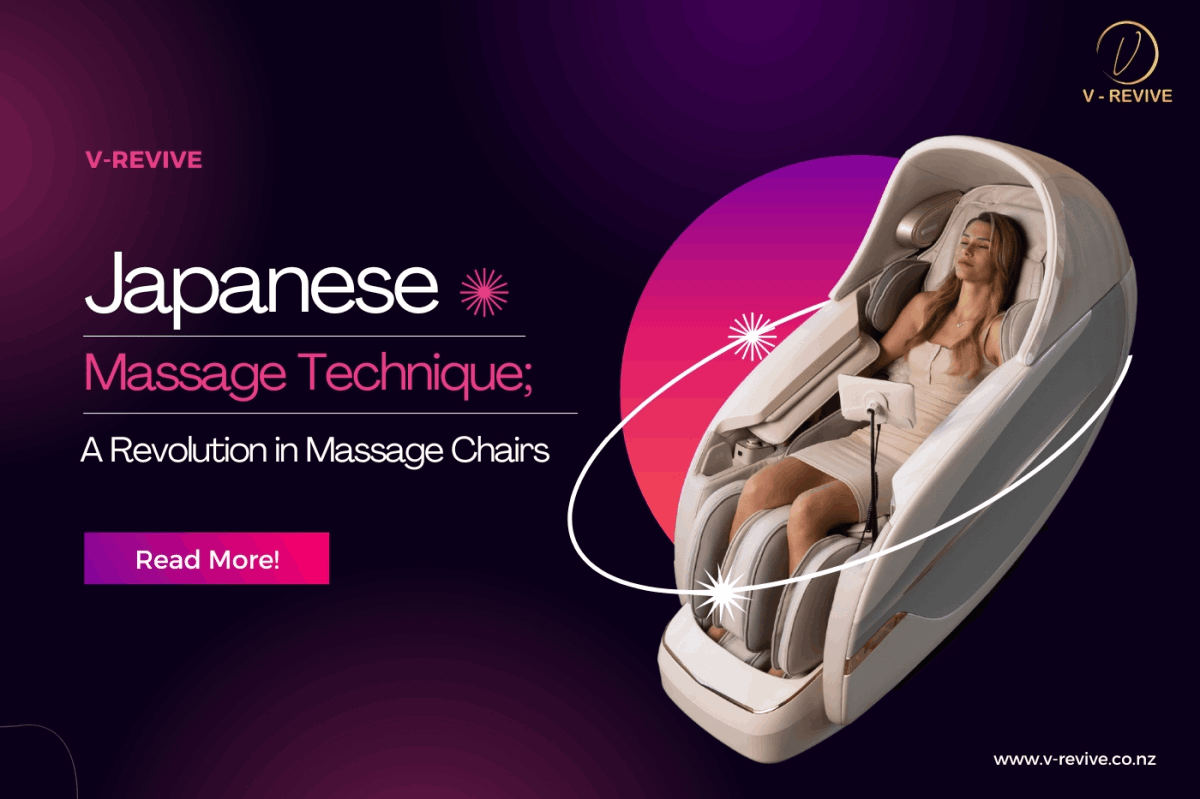 Japanese Massage Technique Revolution with VRevive Massage Chairs in NZ
