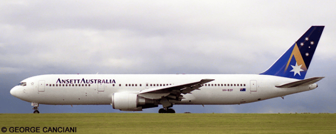 Ansett Australia Boeing 767300 (New Livery) V1 Decals