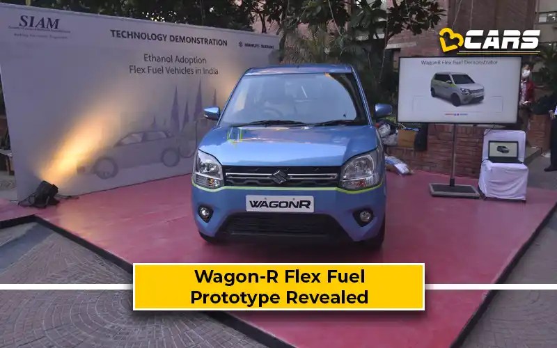 Maruti Suzuki WagonR Flex Fuel Prototype Showcased