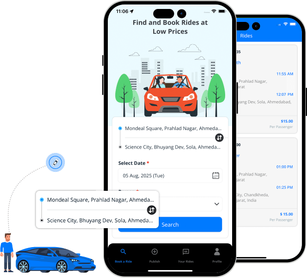 Blablacar Clone Carpooling App Development Company