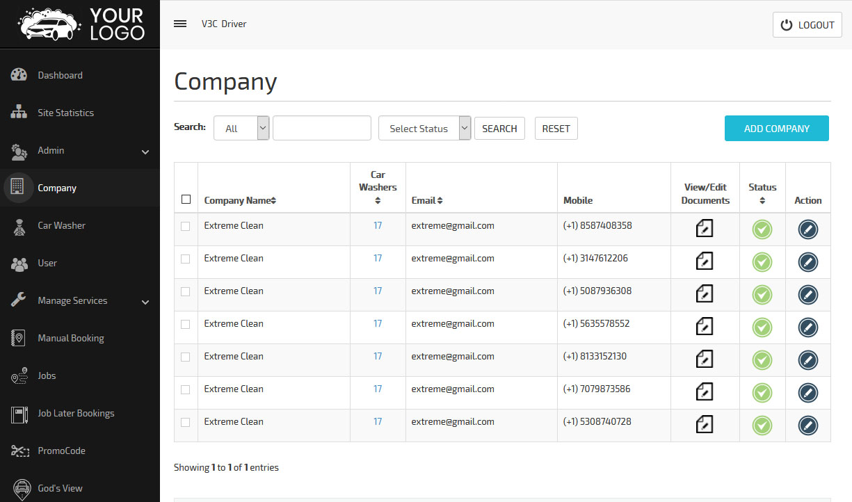 Mobile car wash app, Uber for car wash, car cleaning app, Spiffy clone