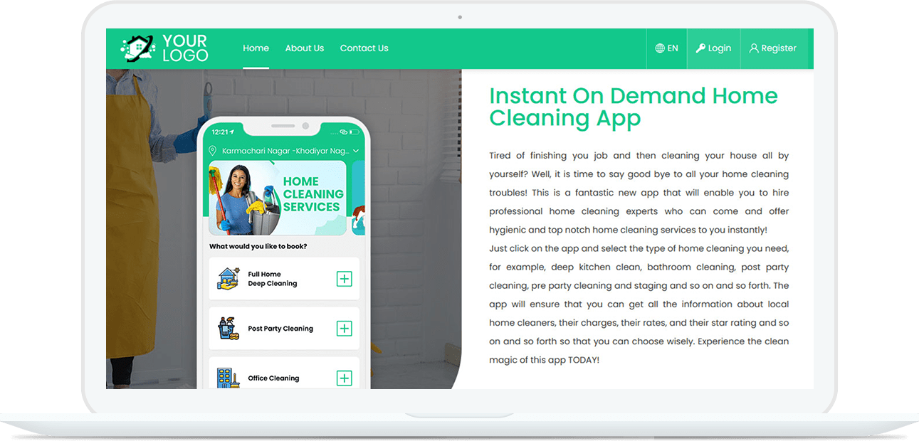 Uber for Maids On Demand Maid Service App