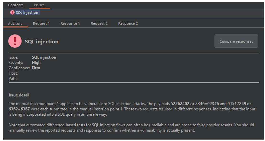 Exploiting an SQL injection with WAF bypass