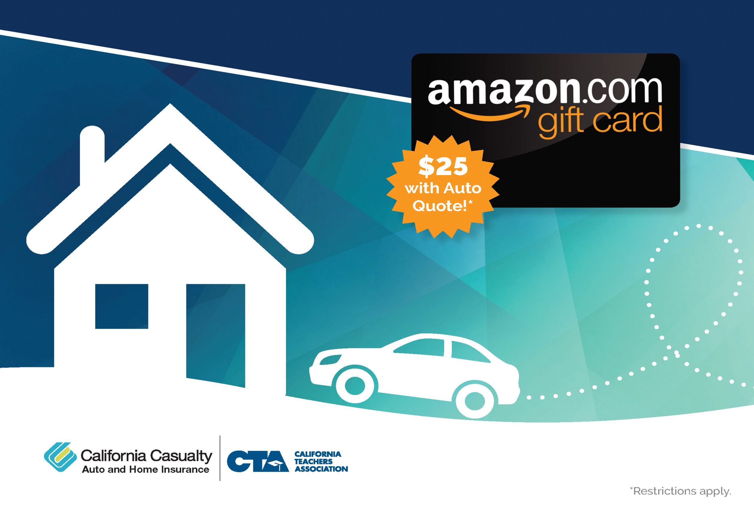 CTA/California Casualty Gift Card Offer Vacaville Teachers Association