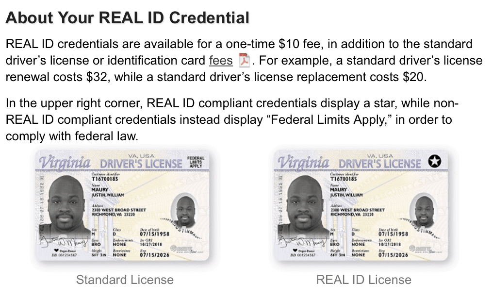 Real ID Deadline Extended to 2021 Virginia Association of Counties