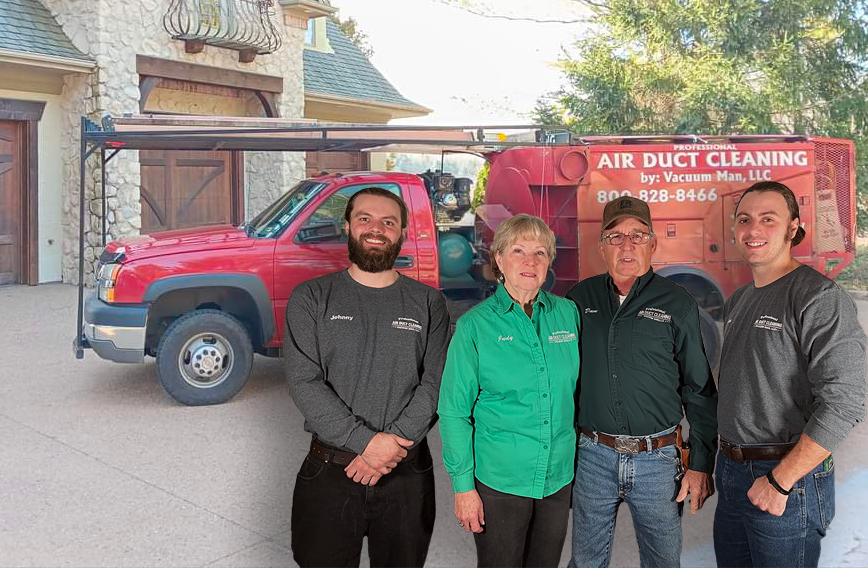 Professional Air Duct Cleaning by Vacuum Man, L.L.C. Jefferson City, MO