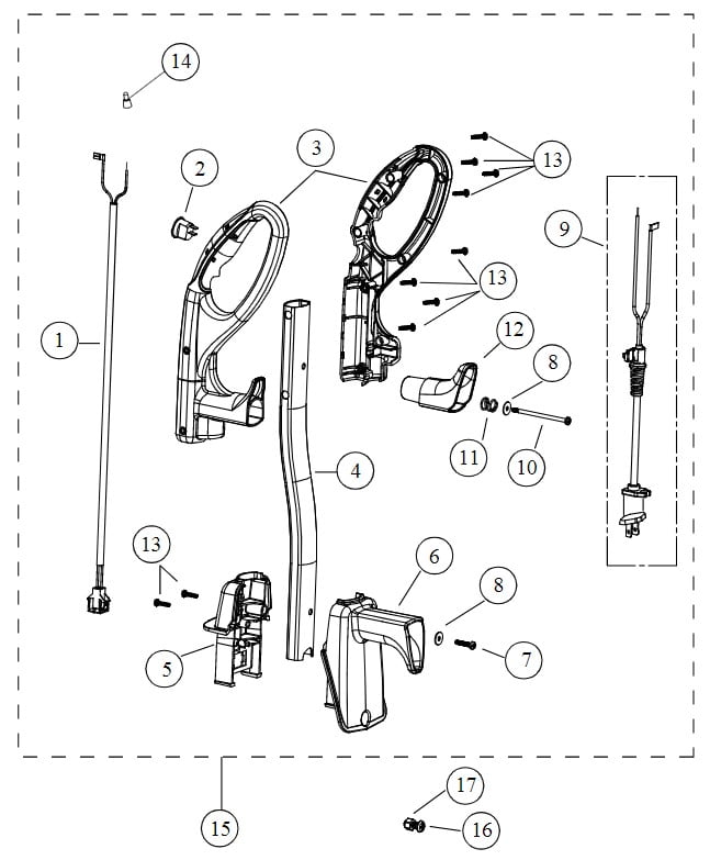 Parts book and Schematics for Riccar Models R20S R20D R20P R20UP