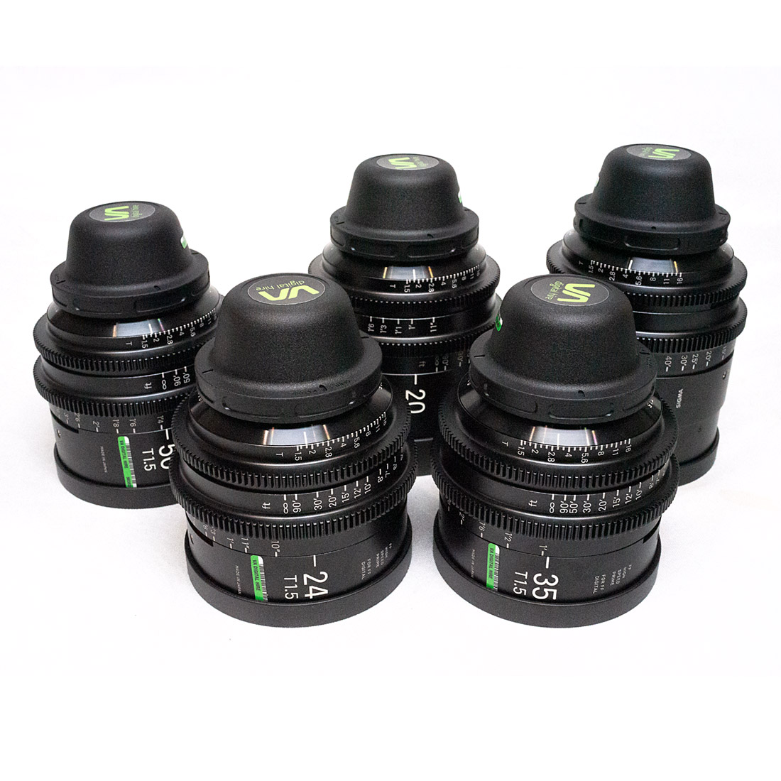 VA Hire » Sigma HighSpeed FullFrame 5 Lens Kit VA Hire