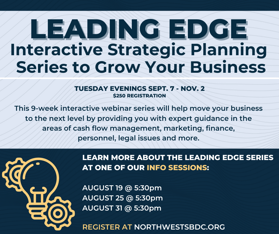 Clc Events For March 31,2023 Leading Edge: Interactive Strategic Planning Series To Grow Your Business | Vvp Events Calendar