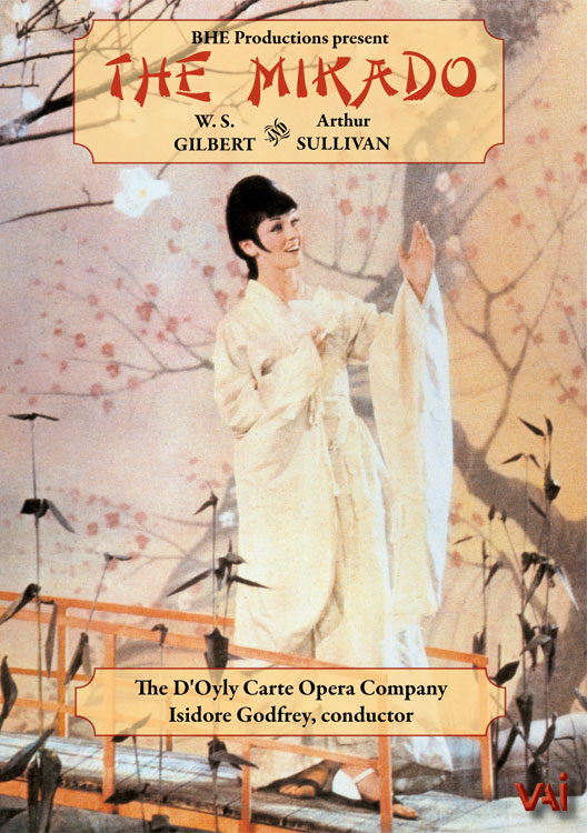THE MIKADO D'Oyly Carte Opera Company (1966 Film) (DVD)